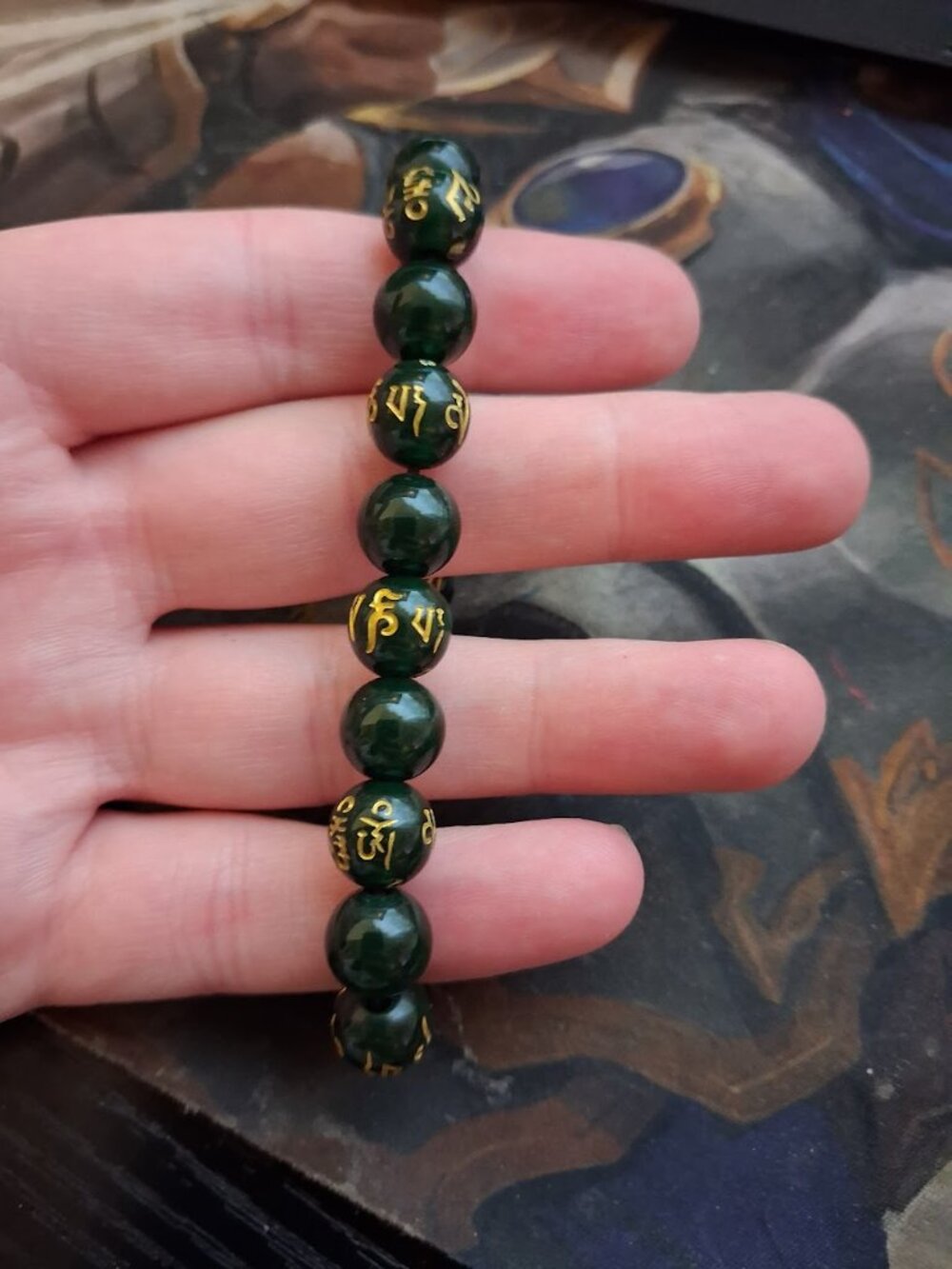 Asian style beaded bracelet - Picture 3 of 3